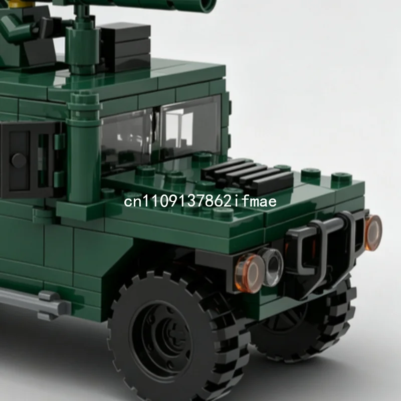 Фото НОВИНКА: Конструктор URO VAMTAC TOW, 351 деталь, модель военной техники, тактический грузовик, развивающая игрушка для самостоятельной сборки, коллекционный подарок №4