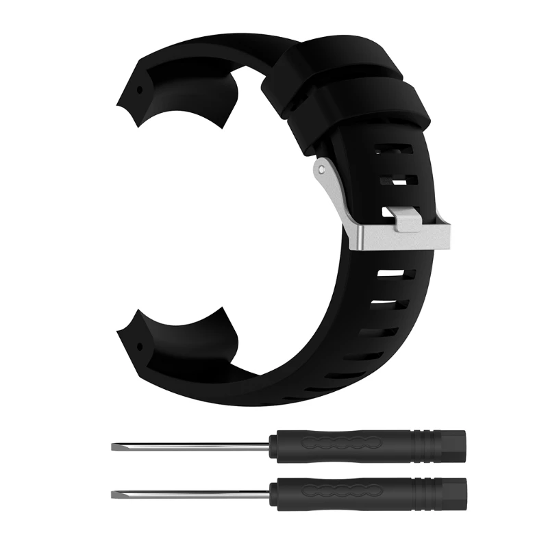 

for Core ALU Black Durable Sweatproof Bracelet Adjustable Silicone Replacement Bands Smartwatch Strap