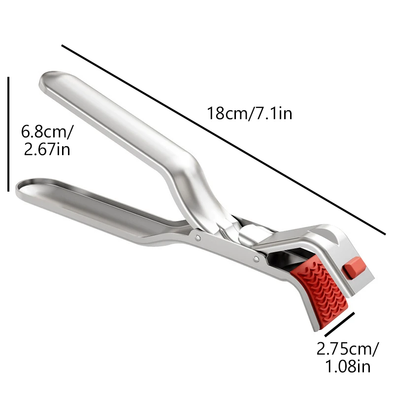 

Держатель Для Посуды Из Нержавеющей Стали, Термостойкий, С Защитой От Ожогов, Для Сковородок, Пароварок