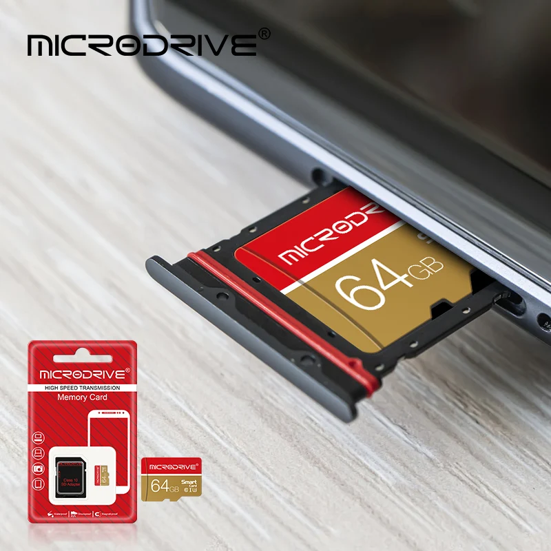 Высокоскоростная Карта Micro SD TF 4 ГБ 8 16 32 64 128 256 Мини-флеш-память Класса 10 Для