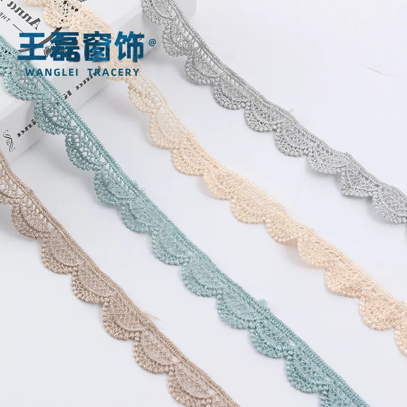

Manufacturers Supply Clothing Accessories Water Soluble Lace Fabric Woven Polyester Silk Water-Soluble Mesh Lace Off The Shelf.