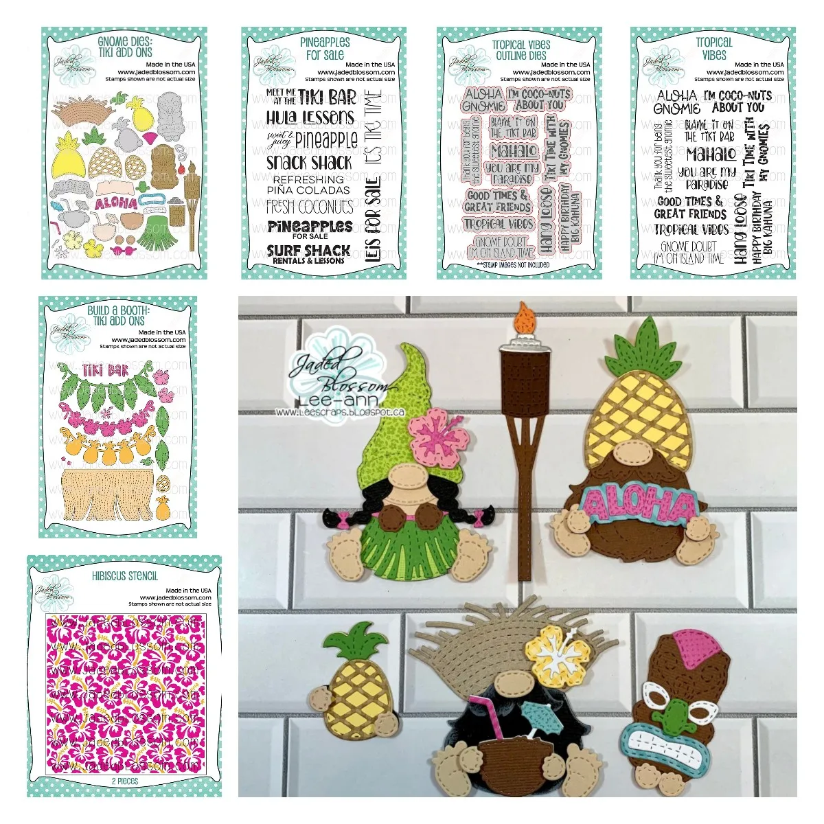 

Tropical Vibes Holiday Decorations Metal Cutting Dies Silicone Stamps Stencil for Scrapbooking Embossing DIY Paper Card
