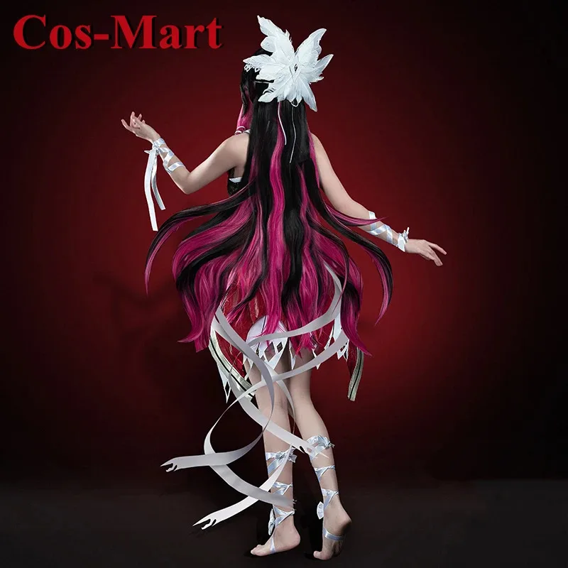 Фото Cos-Mart, горячая игра Genshin Impact Columbina, карнавальный костюм, модная великолепная боевая форма, одежда для ролевых игр и вечеринок №2