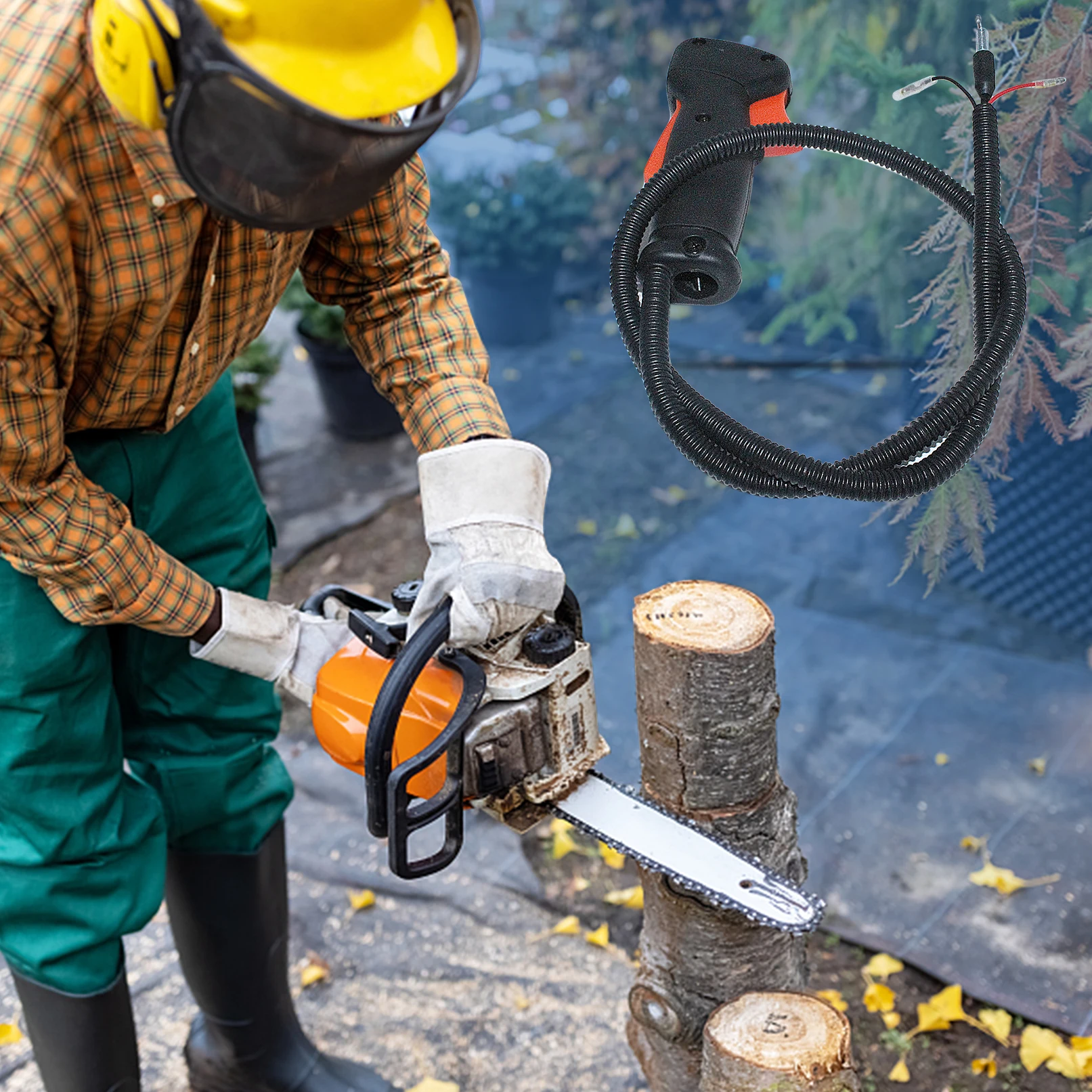 Фото Трос управления дроссельной заслонкой для триммеров Stihl FS120, FS200, FS250, FS120R, FS200R, FS250R, FS350, BT121, SP200 (на руль) №4