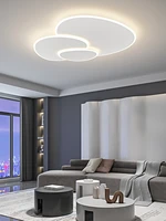 modern nordic style led ceiling light living room bedroom ceiling light white design remote control light