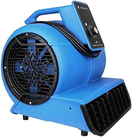 

Вентилятор-вентилятор Mover, 1/4 HP 1000 CFM, семейный вентилятор для сушки пола, 3 положения для сушки и 3 скорости, низкий уровень шума, портативный, ET