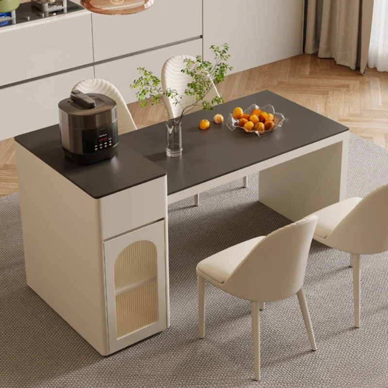 

Многофункциональные обеденные столы, выдвижной черный роскошный японский стол для гостиной, дизайнерская Скандинавская мебель для кухни YX50CZ