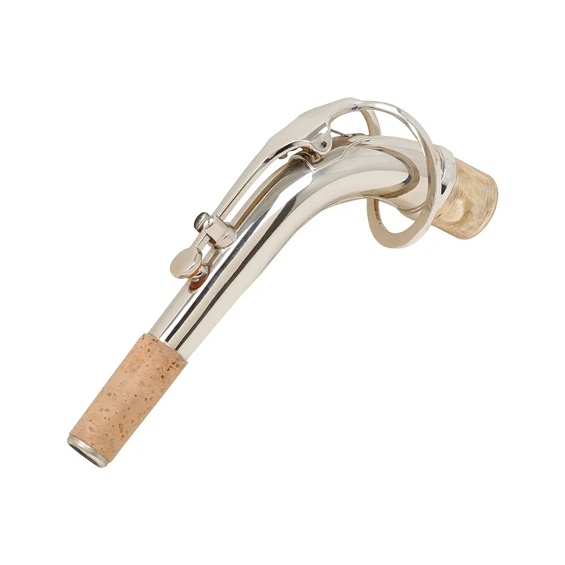 

Новый альт-саксофон с изгибом шеи латунный материал Sax Woodwind инструмент аксессуар 25 мм серебро