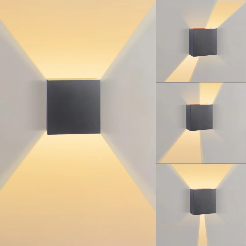 Регулируемое освещение светодиодный современный настенный светильник крыльцо