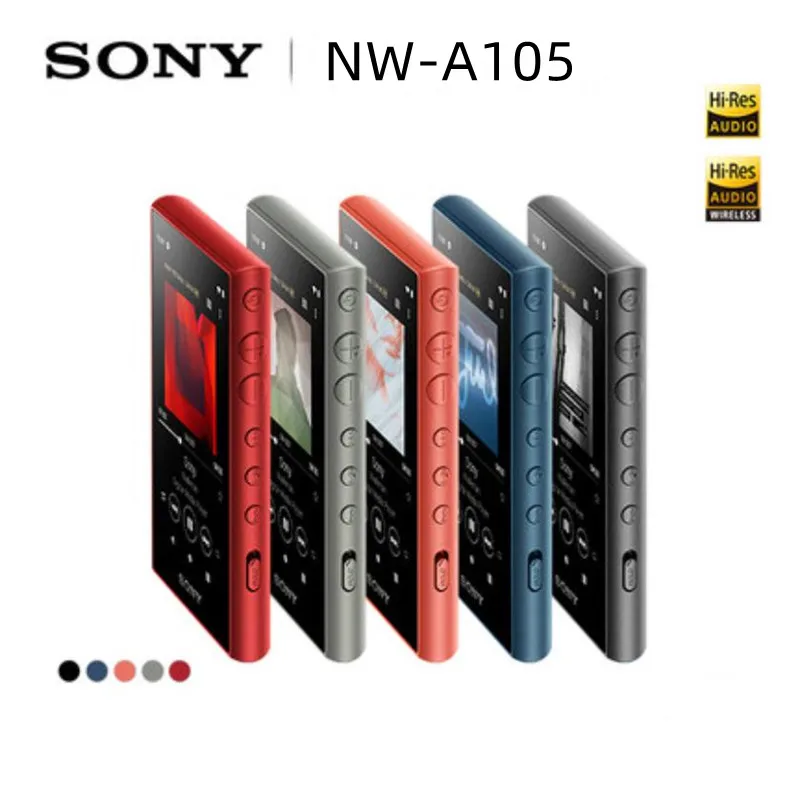 Sony NW-A105 MP3 Music Player High Resolution Lossless Walkman WIFI Player Small Portable Without Headphones NWA105 16GB MP3