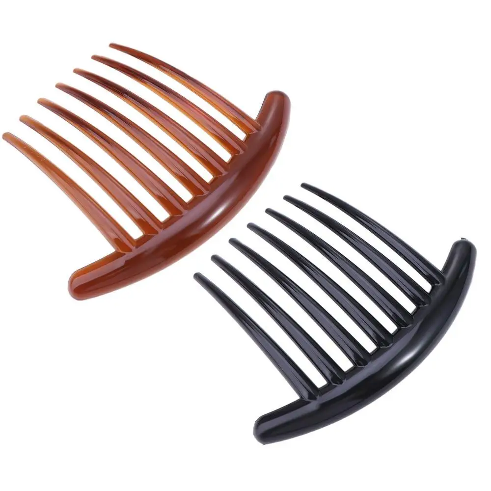 Расческа для волос с начесом объемный хвост заколки вставки 7 зубцами заколка