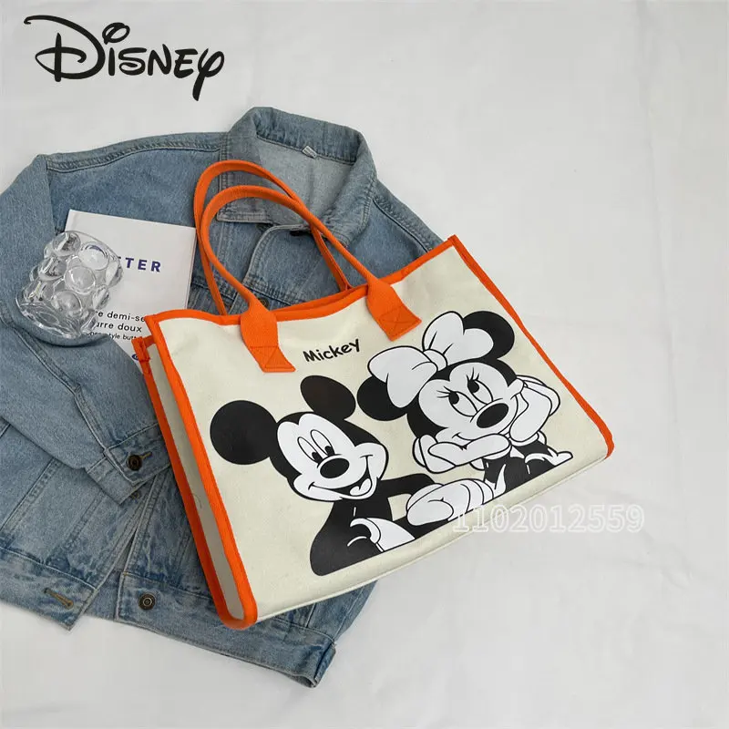 Disney Mickey New Women's Handbag Luxury Brand Women's Bag Large Capacity Tote Bag Cartoon Fashion High Quality Shoulder Bag
