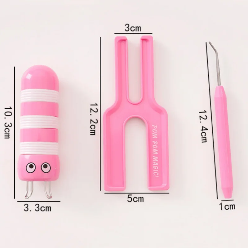 3 шт. набор для изготовления помпонов вязальные поделки вязальная машина шариков