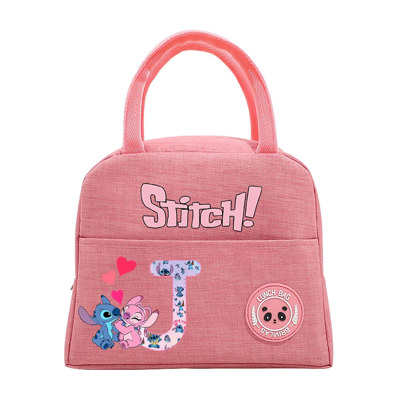 Lilo &amp Stitch Disney Girl Сумка для обеда Портативная детская сумка еды Путешествие Обед