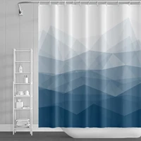 grey and white shower curtain 180x180cm grey shower curtain stripes fabric shower curtain for bathroom