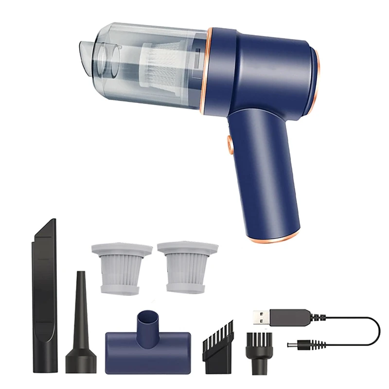 

Ручной беспроводной пылесос, USB 42000 об/мин, Портативный Воздуходувка для сжатого воздуха, перезаряжаемый автомобильный мини-пылесос
