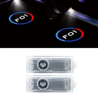 2piecesset car door hd led laser projector warning ghost lamp for bmw f01 7 series logo welcome light auto external accessories