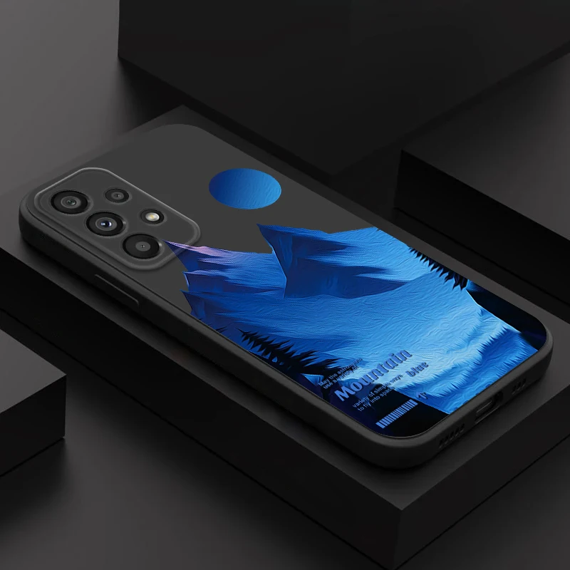 Телефонный чехол для Huawei Mate 20 10 30 40 50 honor 9 9A 9X PRO Lite V10 V20 V30 Чехол горный синий