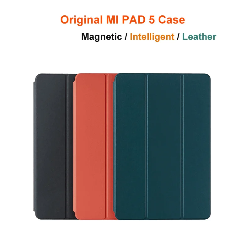 

For Xiaomi MI PAD 5 / MiPad 5 Pro Smart Case Pad5 Ultra thin tablet leather flip Shell Cover Glass Magnetic Adsorption case