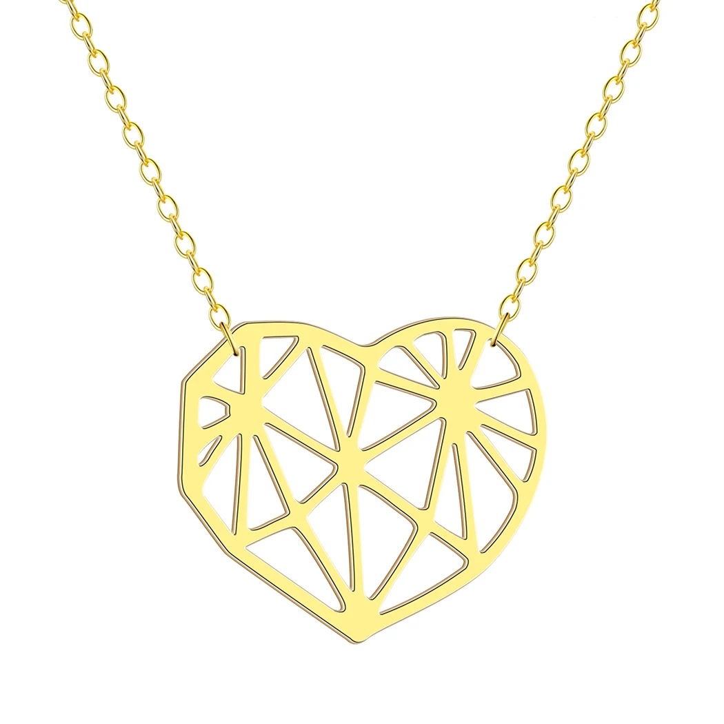 

Ladies Simple Heart Charm Necklace Romantic Exquisite Jewelry Gift for Wife