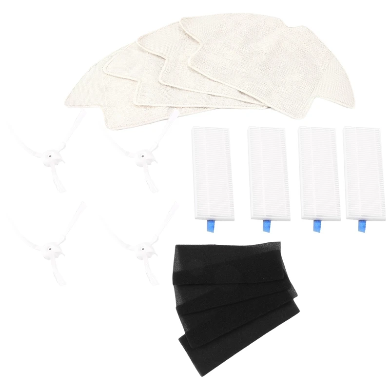 

Vacuum Cleaner Parts Robot Replacement Accessories Side Brush Filter And Mop Cloth For Qihoo 360 S6