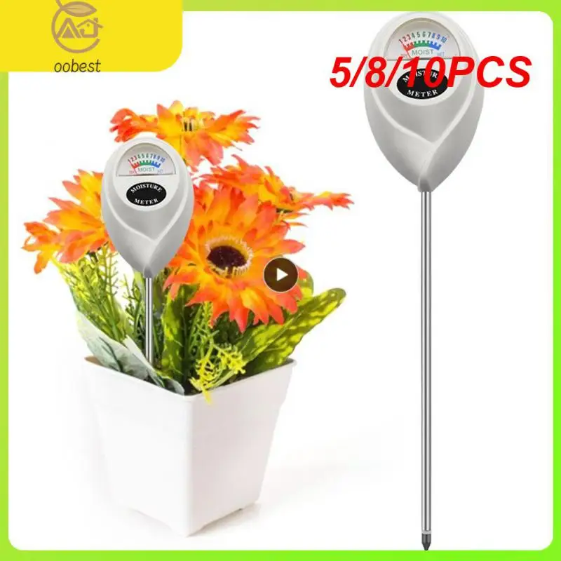 

5/8/10PCS Abs Soil Moisture Meter Environmental Protection Water Determination Corrosion Preventive Accurate Hygrometer