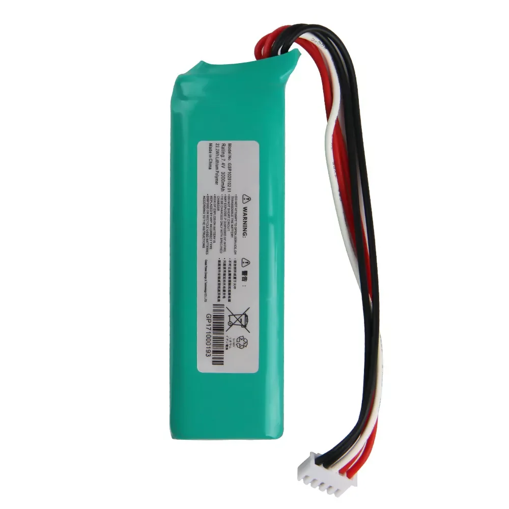 

2023NEW Original Replacement Battery For Harman Kardon Go-play Bluetooth Speaker GSP1029102 01 Genuine Battery 3000mAh