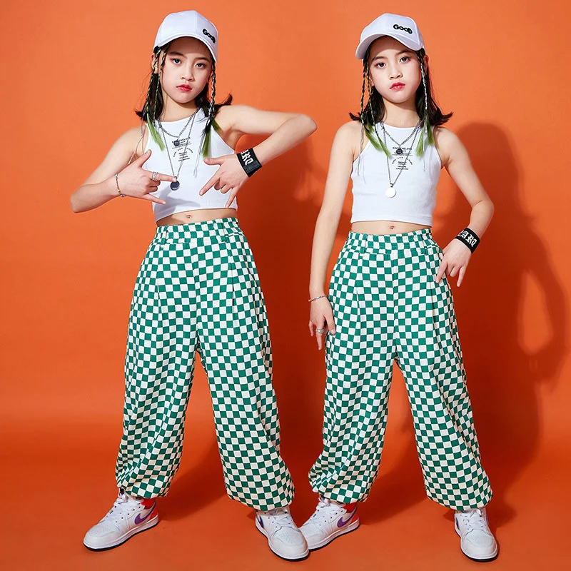 

Детская одежда для выступлений одежда для джазовых танцев для девочек костюм в стиле хип-хоп с открытым пупком детская модная одежда для выступлений