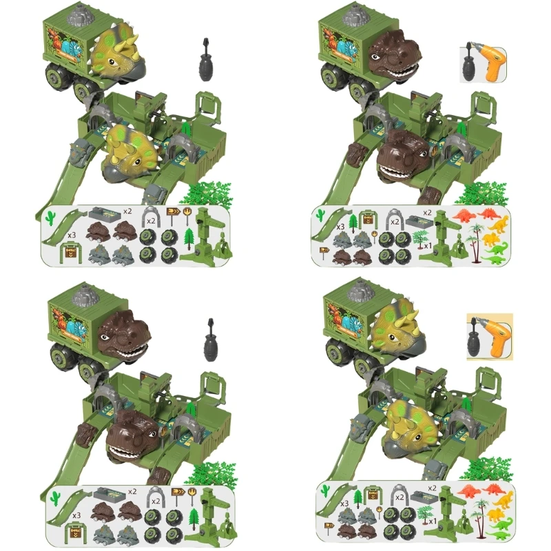 

Toddler Take Apart Dinosaur Toy Construction 3D Building Block with Screwdriver