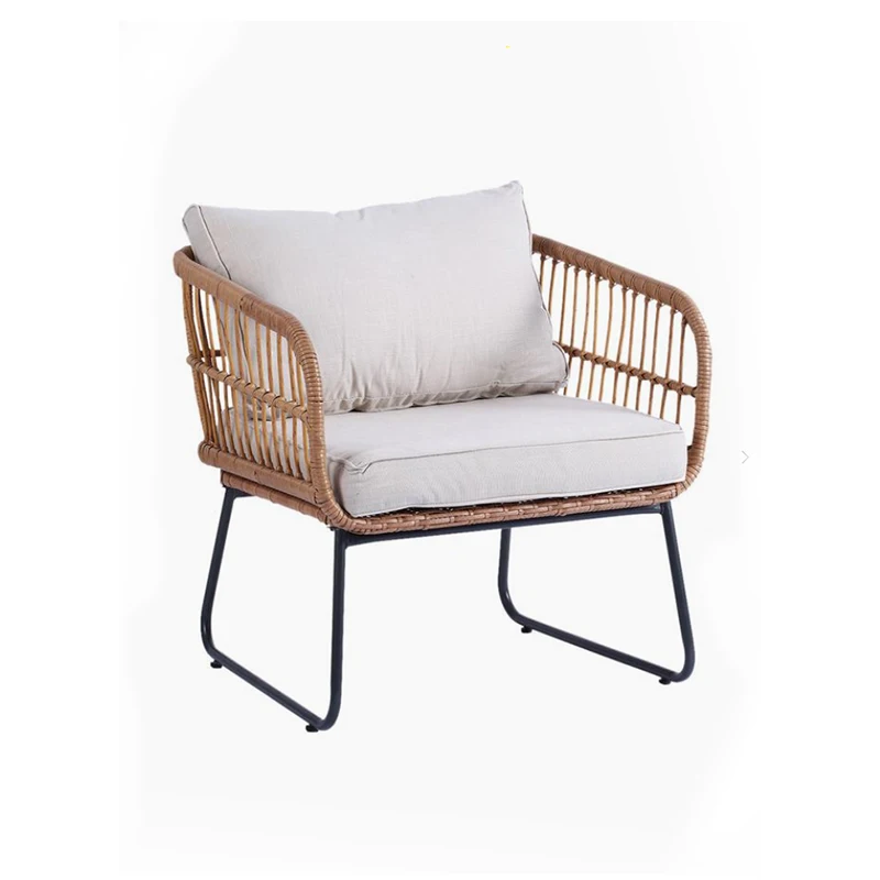 

XK Outdoor Sofa Rattan Furniture Combination Balcony Living Room Terrace Outdoor Courtyard