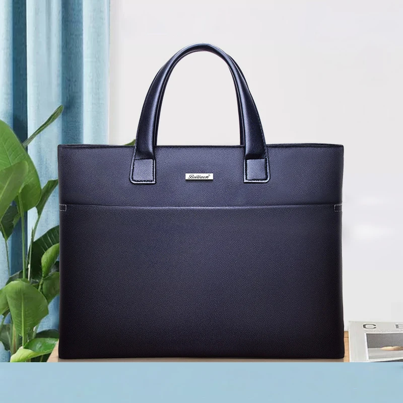 

File Pocket Folder A4 Document Organizer Bag Office Holder Product 14 Inch Laptop Briefcase Case Large Zipper Stationery Handbag