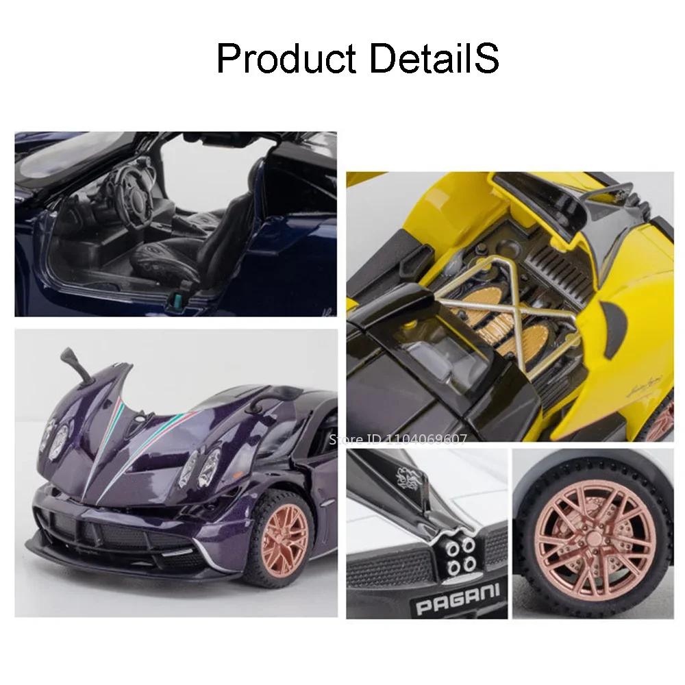 Pagani Huayra Dinastia Масштаб 1:32 Литая Под Давлением Модель Автомобиля Игрушечный