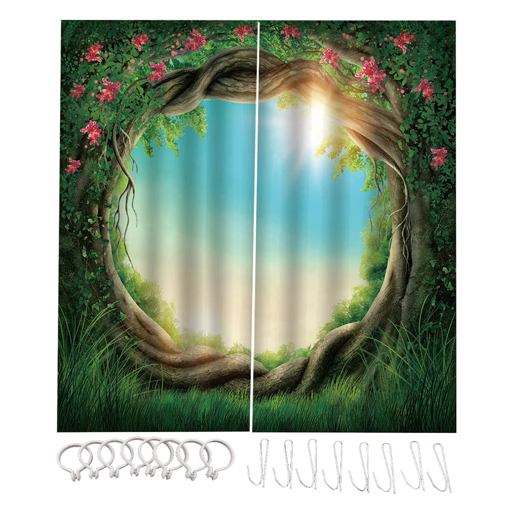 

Занавеска для душа моющаяся, из полиэстера, с крючком, 2 шт.