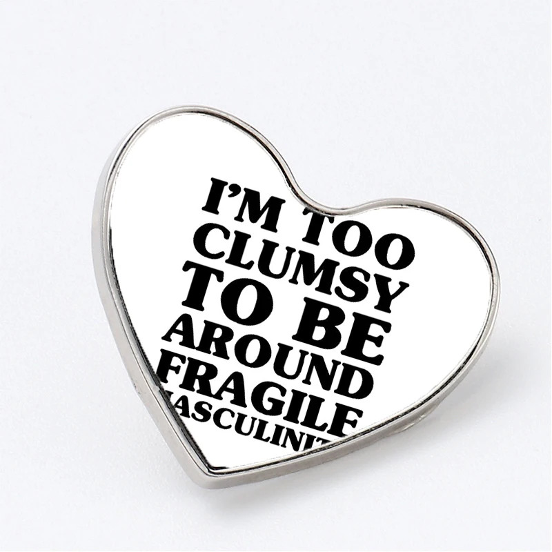 

Too Clumsy Mwj Brooches Pin Jewelry Accessory Customize Brooch Fashion Lapel Badges