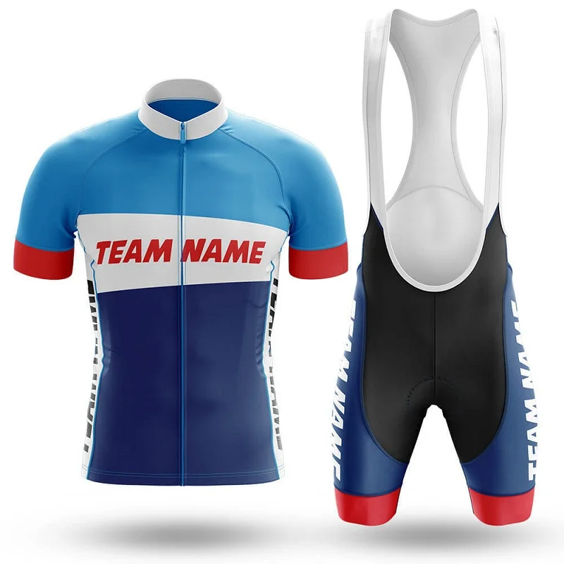 

2022 Custom Team Name M25 - Men's Cycling Jersey And Bib Shorts Suit
