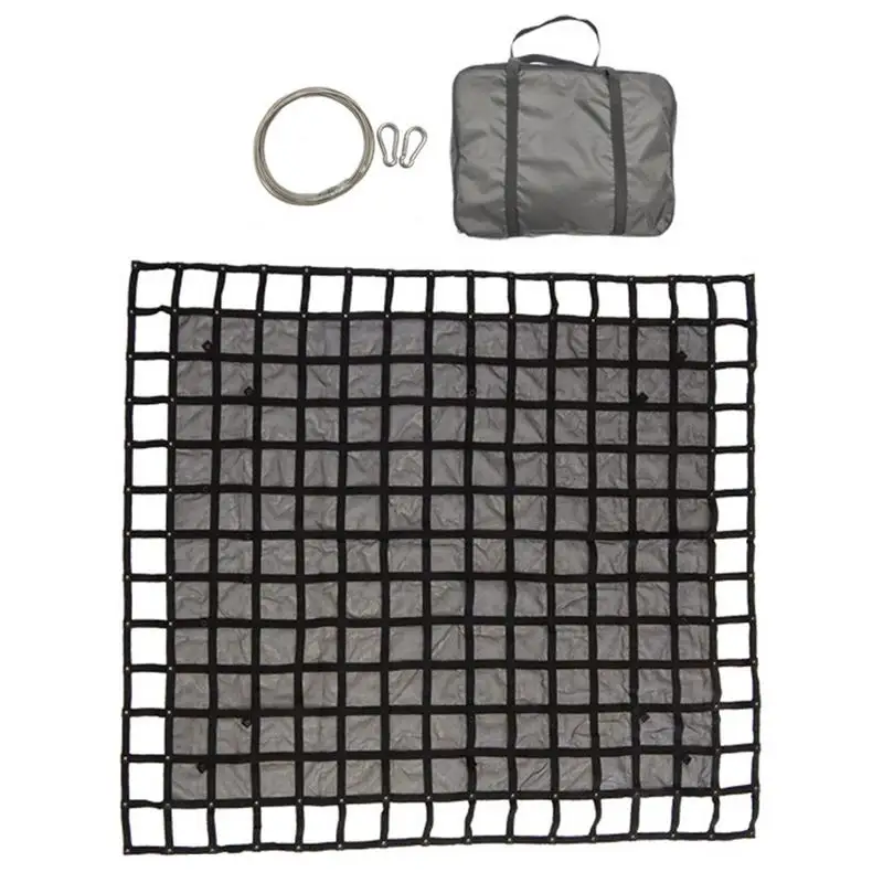 

Cargo Net For Pickup Truck Bed Universal Cargo Truck Bed Net Mesh Bungee Netting With Carabiners And Storage Bag Heavy Duty