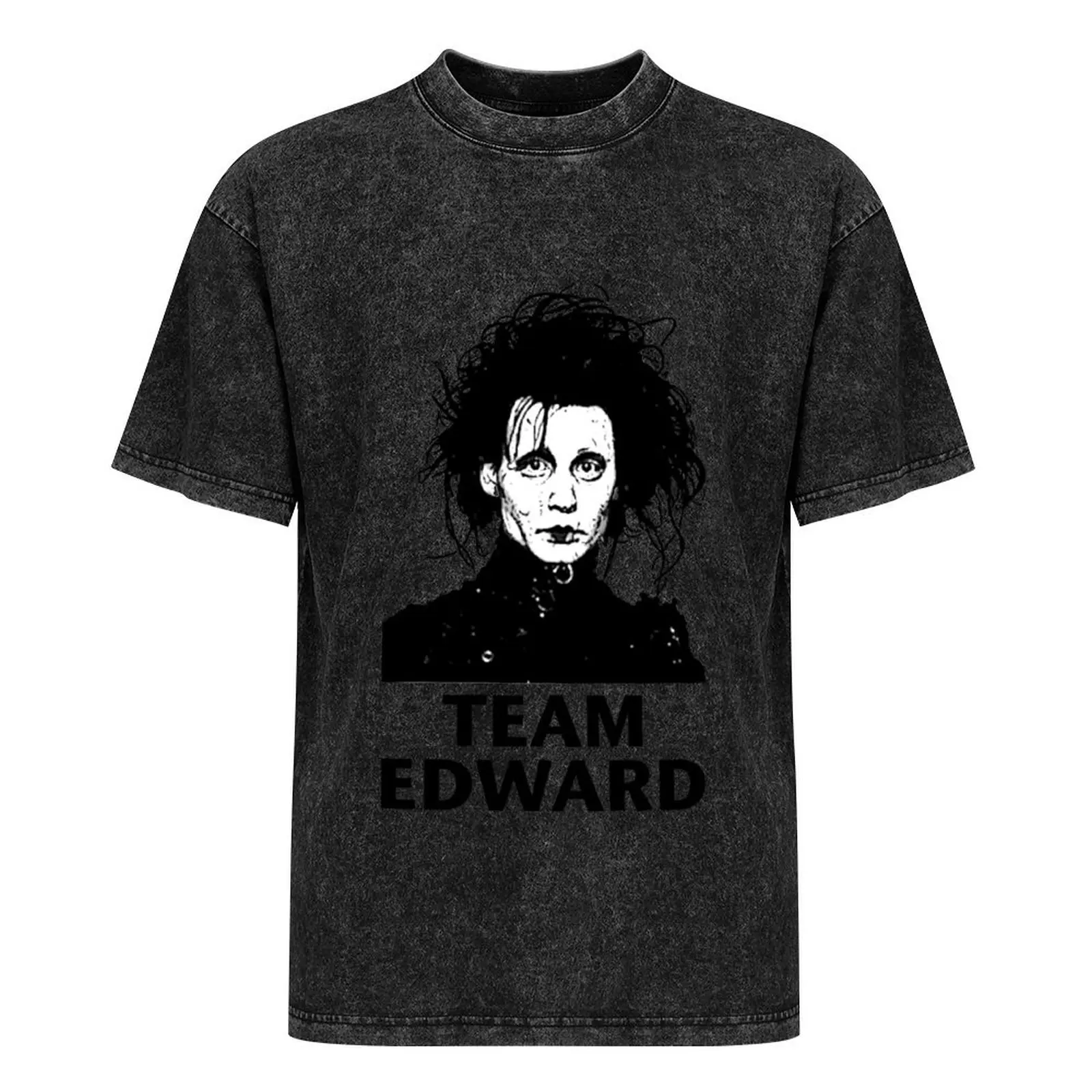 Футболка Team Edward Scissorhands летний топ синие арховные футболки большого размера