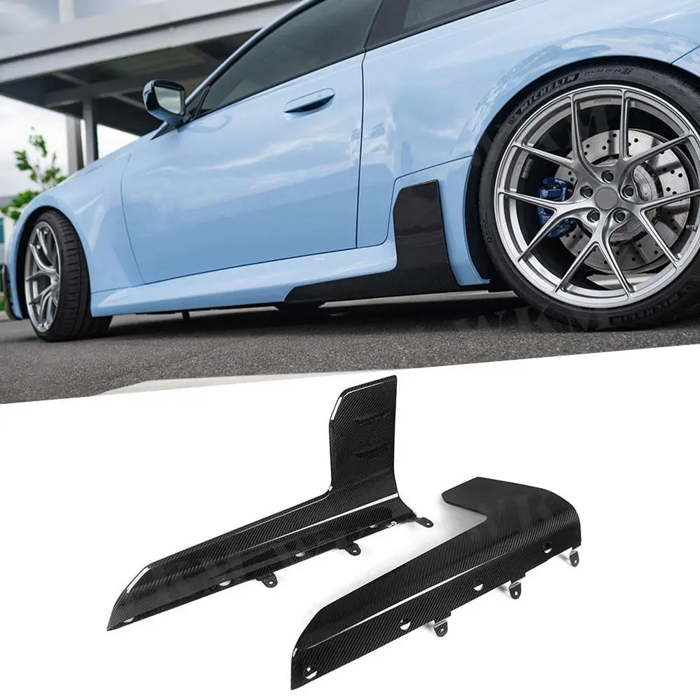 

Бампер для BMW 2 серии M2 G87 2023 +, из сухого углеродного волокна, боковые щитки, фартук для G87 M2 2 двери FRP, боковая юбка, бампер, сплиттеры