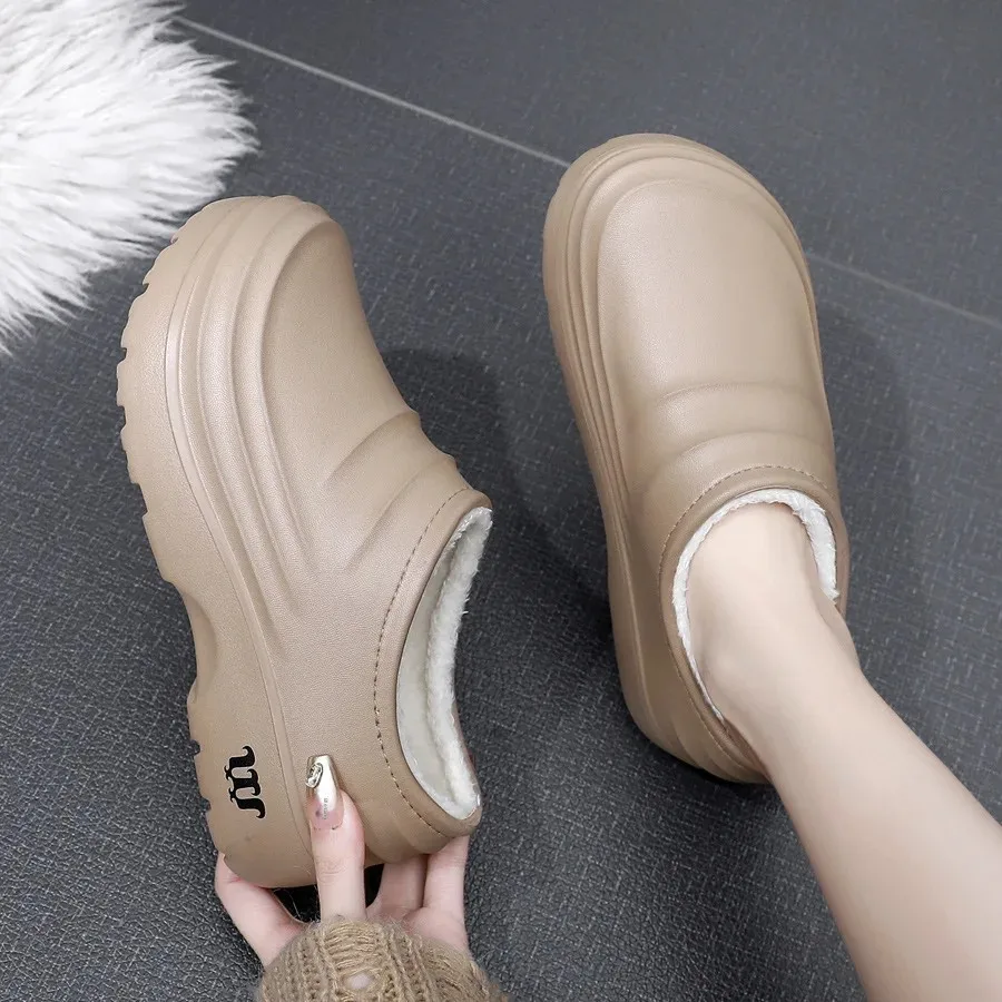 Теплая хлопковая обувь для шеф-повара мужчин водонепроницаемая маслостойкая