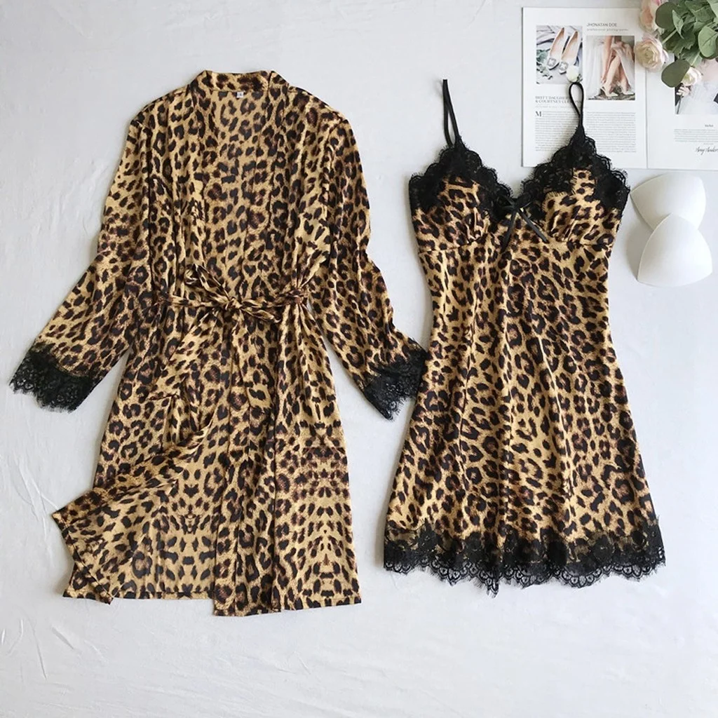 

Women's pajama set, sexy women's nightgown, two-piece nightgown