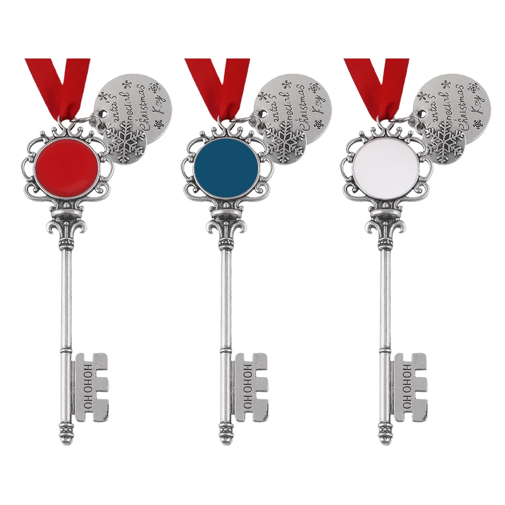 

Christmas Santa Key Pendant Gift Keys Ornament Keychain Stockingstuffer New Hanger Door Holiday Handbags Tag Charm