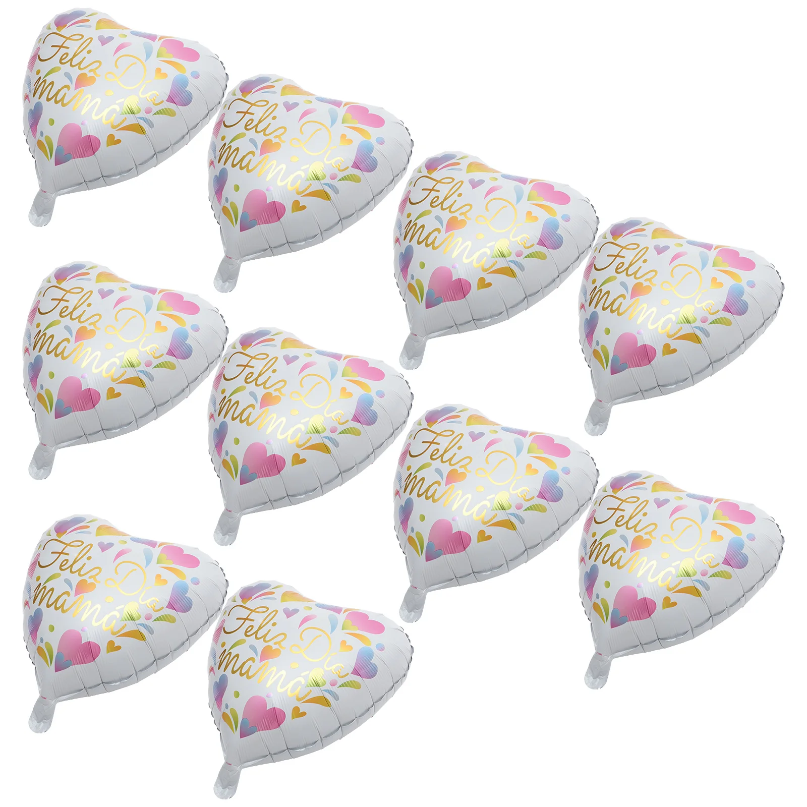 

10pcs Festival Mother‘s Day Ornaments Aluminum Foil Balloons Mother‘s Day Decor Mother Day Party Decorations Decorative Balloons
