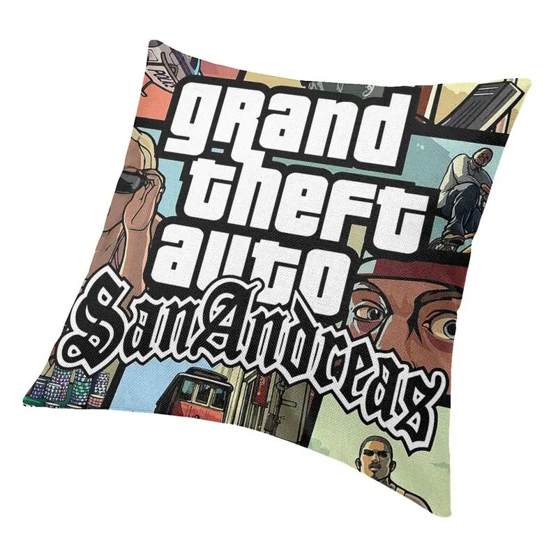 Чехол-Подушка Grand Theft Auto Сан-Андреас украшение для гостиной в скандинавском стиле