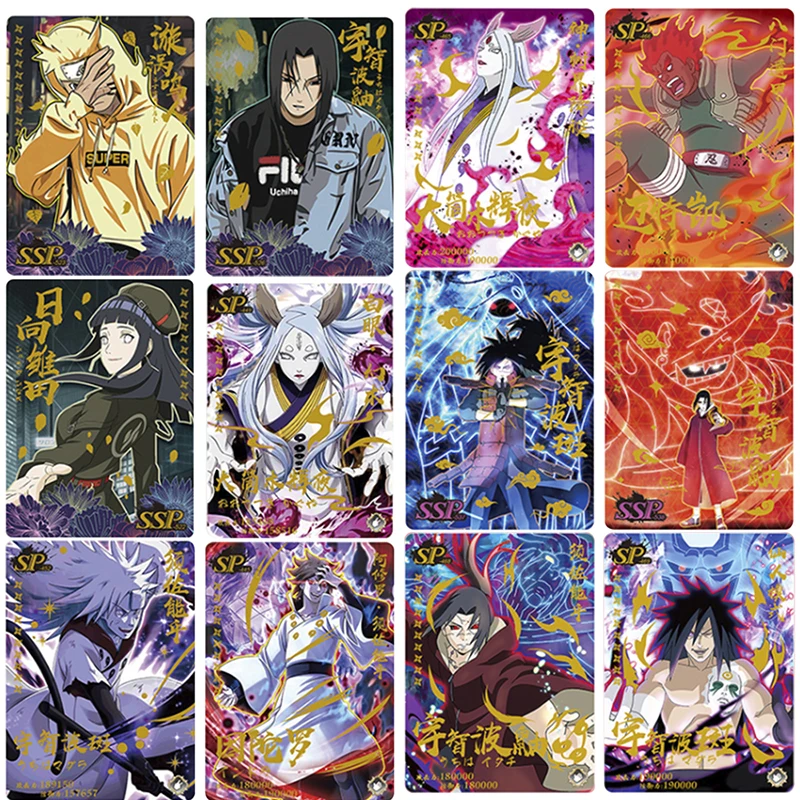 Карта Наруто Узумаки SSP должна win карта героя из аниме горячее тиснение флэш-карта