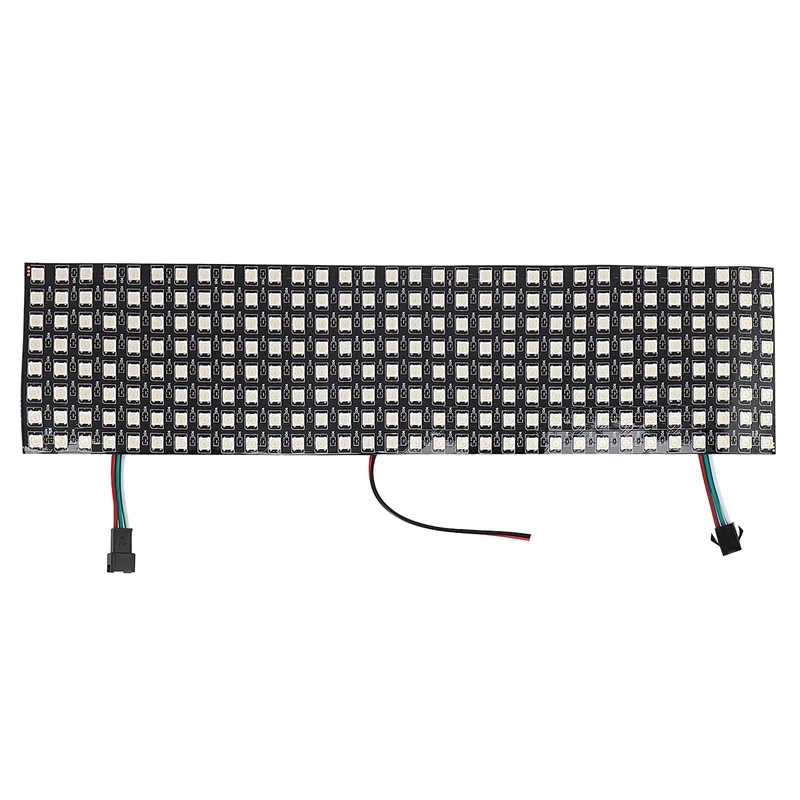 

LED Matrix Panel, WS2812B RGB 832 Pixels Digital Flexible Dot Matrix Individually Addressable LED Display Screen