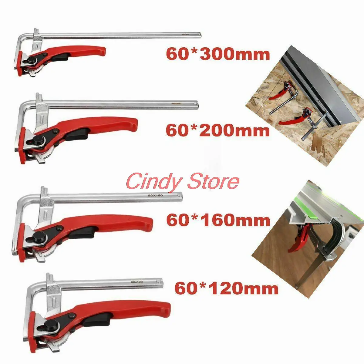 Quick Guide Rail Clamp Carpenter F Clamp Quick Clamping for 