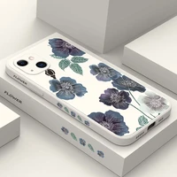 flower world phone case for iphone 13 12 11 pro max mini x xr xs max se2020 8 7 plus 6 6s plus cover