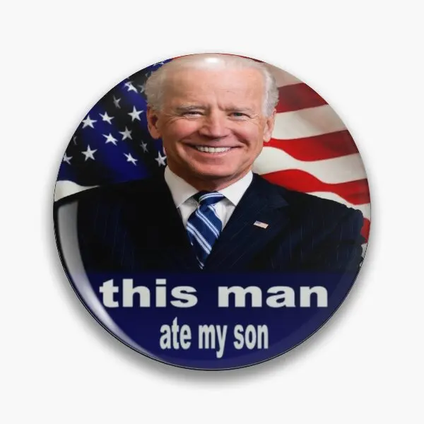 This Man Ate My Son Мягкая булавка на пуговицах Воротник Женская одежда Ювелирные