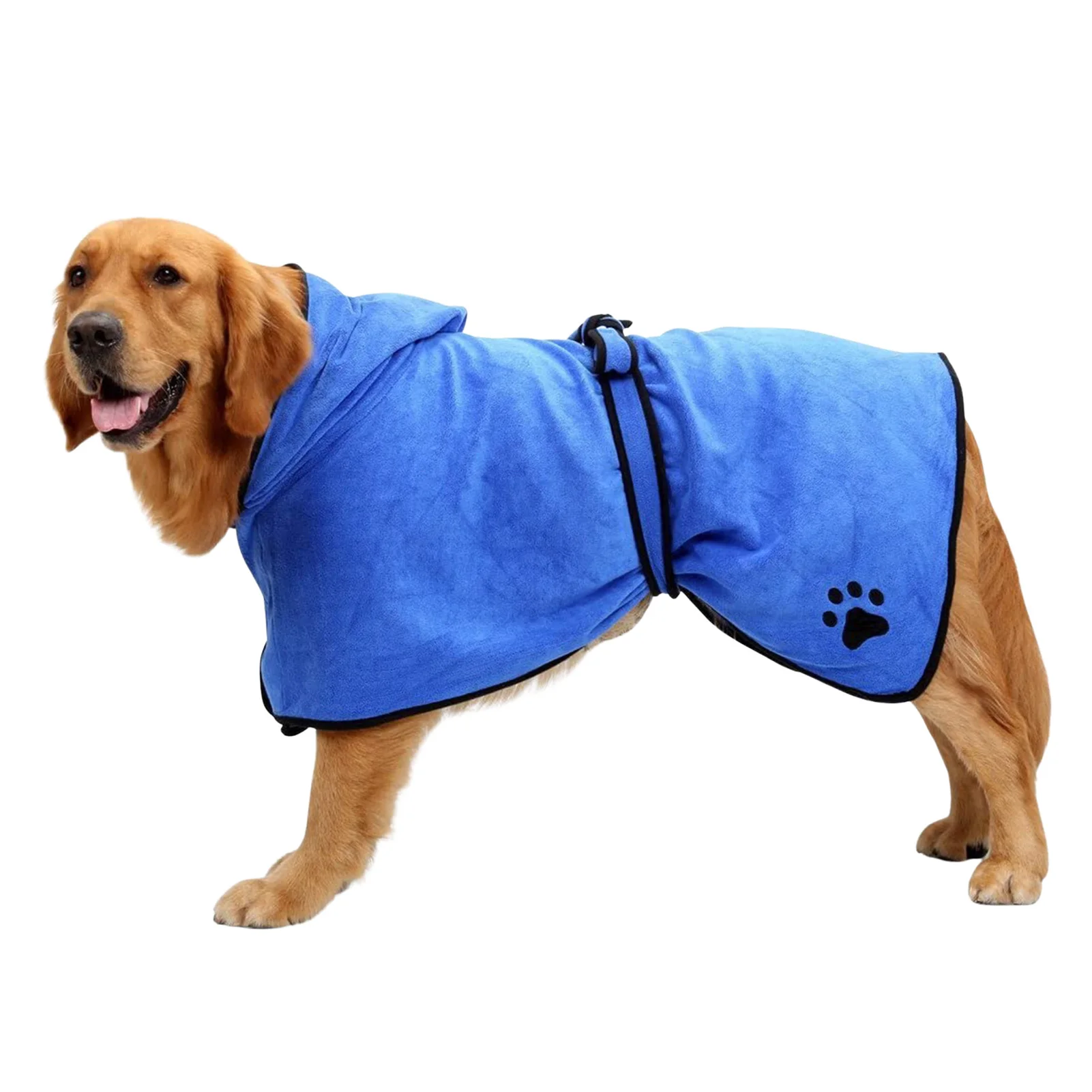 

Pet Drying Coat Absorbent Bathrobe Towel Large Medium Small Dog Cat Super Fast Drying Moisture Bath Bags Robe Soft Adjustable