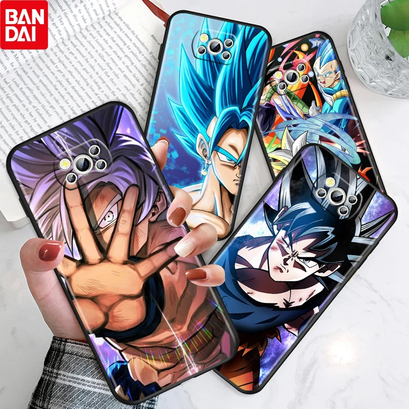 

Dragon Ball Super Saiyan For Xiaomi Poco X3 NFC F3 GT M4 M3 M2 F2 X2 Pro 5G TPU Silicone Soft Black Phone Case Funda Coque Capa